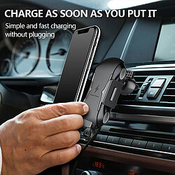 Universal Porte-ventouse 15W Chargeur sans fil pour voiture Infrarouge intelligent pour la ventilation de l'air Location de voiture Chargeur rapide sans fil | Sièges téléphoniques pas cher