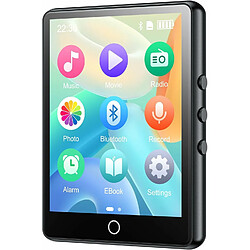 Vendos85 Lecteur MP3 de 2,8 pouce Bluetooth 5.0 64 Go noir