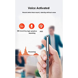 Avis Universal Magnétophone professionnel 32 Go 64 G 128 G Magnétophone portable Appareil d &'enregistrement numérique du son Enregistreur de longue durée | Voix numérique