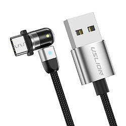 Avis 540 Câble USB De Charge Magnétique 360180 Argent 2m Type-C