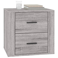 Acheter Maison Chic Table de chevet,Table de nuit,Table d'appoint pour salon Sonoma gris 50x39x47 cm -MN31730