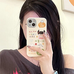 Avis GUPBOO Étui pour iPhone13 Bear Rabbit Notes Girl Cute Phone Case Soft