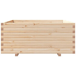 Acheter vidaXL Jardinière 110x110x49,5 cm bois de pin massif