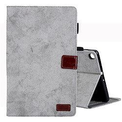 Wewoo Housse Coque Pour Galaxy Tab A Etui à rabat horizontal en cuir de style affaires 8.0 2019 / T290avec supportfente cartecadre photo et fonction veille / réveil Gris