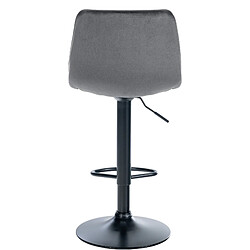 Acheter Non Lot de 2 tabourets de bar Lex velours noir