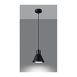 Avis Luminaire Center Suspension Taleja Dome Acier Noir 1 ampoule 120cm