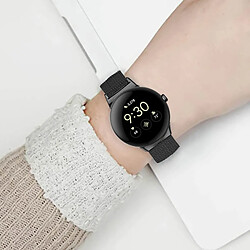 Avizar Bracelet pour Google Pixel Watch Acier Inoxydable Milanais Magnétique Noir pas cher