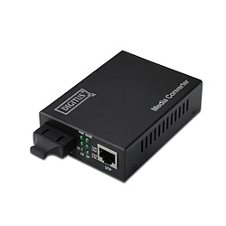 Digitus DN-82121-1 convertisseur de support réseau 1000 Mbit/s 1310 nm Monomode Noir 