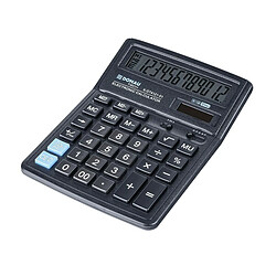 Acheter Calculatrice de Bureau DONAU Tech/K-DT4121-01 Fonction Racine 12 Chiffres/ 199x153x31mm/ Couleur: Noir/Calculatrice avec Affichage 10 Chiffres/Dual Power/ 5 Ans de Garantie