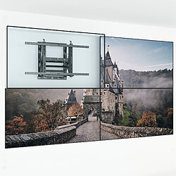 Kimex Support mur d'images pour écran TV 43''- 110''- Push Pull pas cher