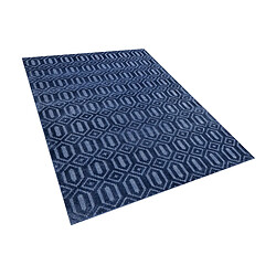 Beliani Tapis bleu marine 160 x 230 cm ADATEPE