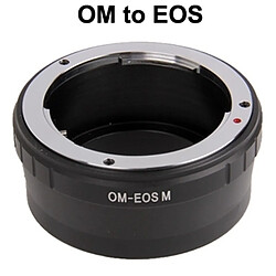 Wewoo Pour objectif Noir Olympus OM Lens à Canon EOS M Bague de montage