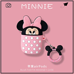 GUPBOO Airpods Coque Housse Étui Protecteur Compatible pour AirPods 3-Boîte en silicone de dessin animé mignon Xiaoqi Xiaoni