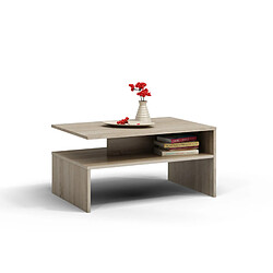 Vivaldi Table Basse Biston Chene Sonoma 90 cm