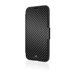 Black Rock Etui Portefeuille "Flex Carbon Robust" pour iPhone Xs d'Apple, Noir