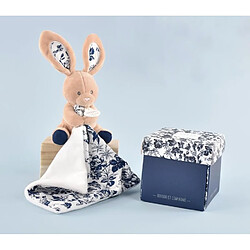 Doudou et Compagnie Bohaime Lapin marine avec boite