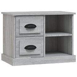 Maison Chic Table de chevet,Table de nuit,Table d'appoint pour salon sonoma gris 60x35,5x45 cm -MN23013