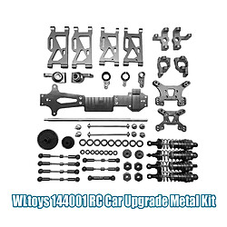 WLtoys 144001 RC Voiture Mise à Niveau Métal Kit Pièces Bras Arbre D'entraînement Gris