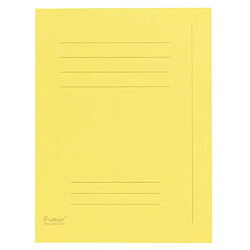 Chemise standard Exacompta 24 x 32 cm jaune - Paquet de 50