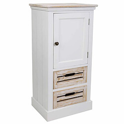 Armoire Alexandra House Living Blanc Café Bois de paulownia Bois MDF 30 x 80 x 40 cm