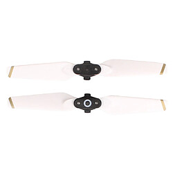 1 paire 4730F CW / CCW Blades Quick-release Folding Props pour DJI Spark White pas cher