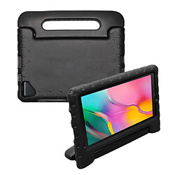 Coque en TPU poignée antichoc EVA avec support noir pour votre Samsung Galaxy Tab A 8.0 Wi-Fi (2019) SM-T290/Tab A 8.0 LTE (2019) SM-T295