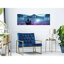 Artgeist Tableau - Magic Venice (1 Part) Narrow Blue [120x40]