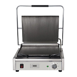 Grill Panini Professionnel Simple Lisse - 2,2 kW - 480 x 435 mm - Buffalo