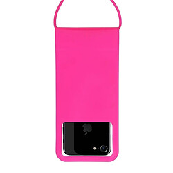 Wewoo Housse Coque Sac étanche pour téléphone portable à écran tactile de 5,1 à 6 pouces rose rouge