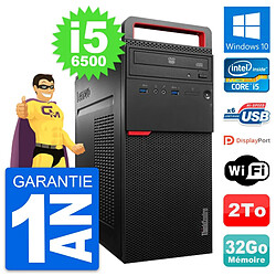 PC Tour Lenovo ThinkCentre M700 Core i5-6500 RAM 32Go Disque 2To Windows 10 Wifi - Occasion