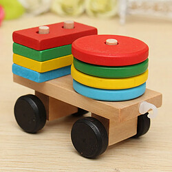 Acheter Universal Bois Solide Empilement Train Enfants Blocs Jouets Plaisirs Véhicules Plaques Jeux Jouets éducatifs pour les enfants Cadeaux d'anniversaire | Modèles Outils de construction Ensembles