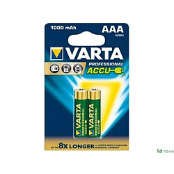 VARTA Lot de 2 piles rechargeables ACCU AAA 1000mAh pas cher