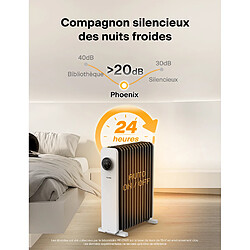 Acheter PELONIS Radiateur à huile 2500W, 13 nervures avec LED thermostat et minuterie de 24 heuresau