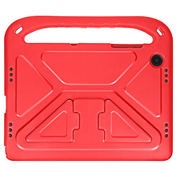 Avizar Coque Antichoc Enfant pour Samsung Tab A9 Plus avec Poignée et Support Rouge