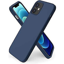 Universal Étui en silicone en gel bleu ultra mince pour Apple iPhone 12