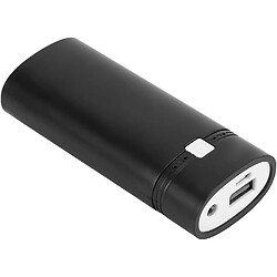 SANAG Diy Power Bank Case 18650 Batterie Au Lithium Protecteur De Surtension Sans Soudure Power Bank Case Pour Appareils Numériques Le Noir