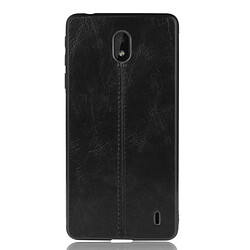 Wewoo Coque Pour Nokia 1 Plus antichoc couture peau de vache motif PC + PU + TPU Case noir