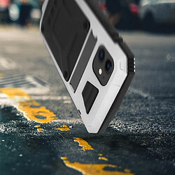 Avizar Coque iPhone 11 Aluminium Silicone Support Vidéo Tank Series Argent pas cher