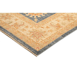 Vidal Tapis de laine 341x250 Bleu Kaizar