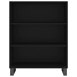 Acheter vidaXL Buffet noir 69,5x32,5x180 cm bois d'ingénierie