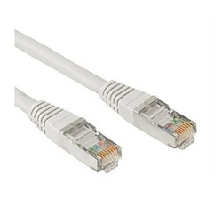 Totalcadeau Câble RJ45 catégorie 6 UTP 0,5 mètres Gris - Accessoire PC ordinateur pas cher