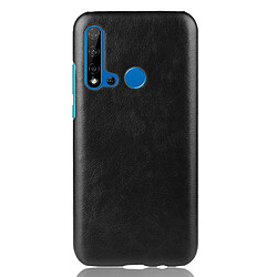 Wewoo Coque PC + PU antichoc Litchi Texture pour Huawei P20 lite 2019 / Nova 5i Noir