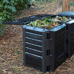 Nature Bac à compost Noir 1200 L