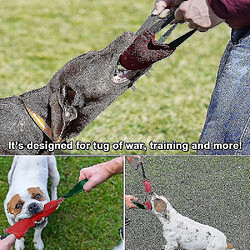 Jouet de traction pour chien indestructible avec deux boucles - Jouet de traction pour chien très robuste pour le dressage des chiens, le tir à la corde et le tir à l'arc.