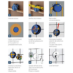 Ideal Standard - Boîte à encastrer Easy Box 73 - 95 mm pas cher