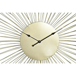 Avis Look & Feel Horloge Murale DKD Home Decor Fleur Doré Métal (57 x 4 x 57 cm)