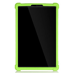 Coque en silicone souple avec béquille coulissante vert pour votre Lenovo Tab M10 HD Gen 2 TB-X306