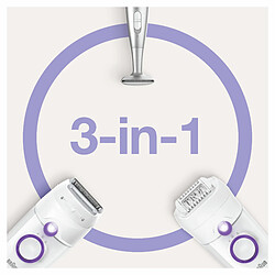 Braun Silk-épil 5 825 Power 28 pince(s) Blanc, Violet