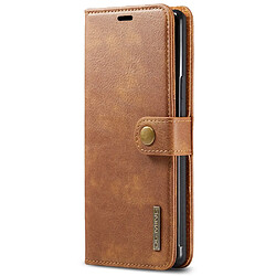 Etui en PU + TPU DG.MING magnétique, marron pour votre Google Pixel 6 Pro