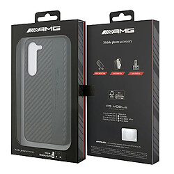 AMG Coque pour Samsung Galaxy S23 Plus Bi-matière Effet Carbone Noir pas cher